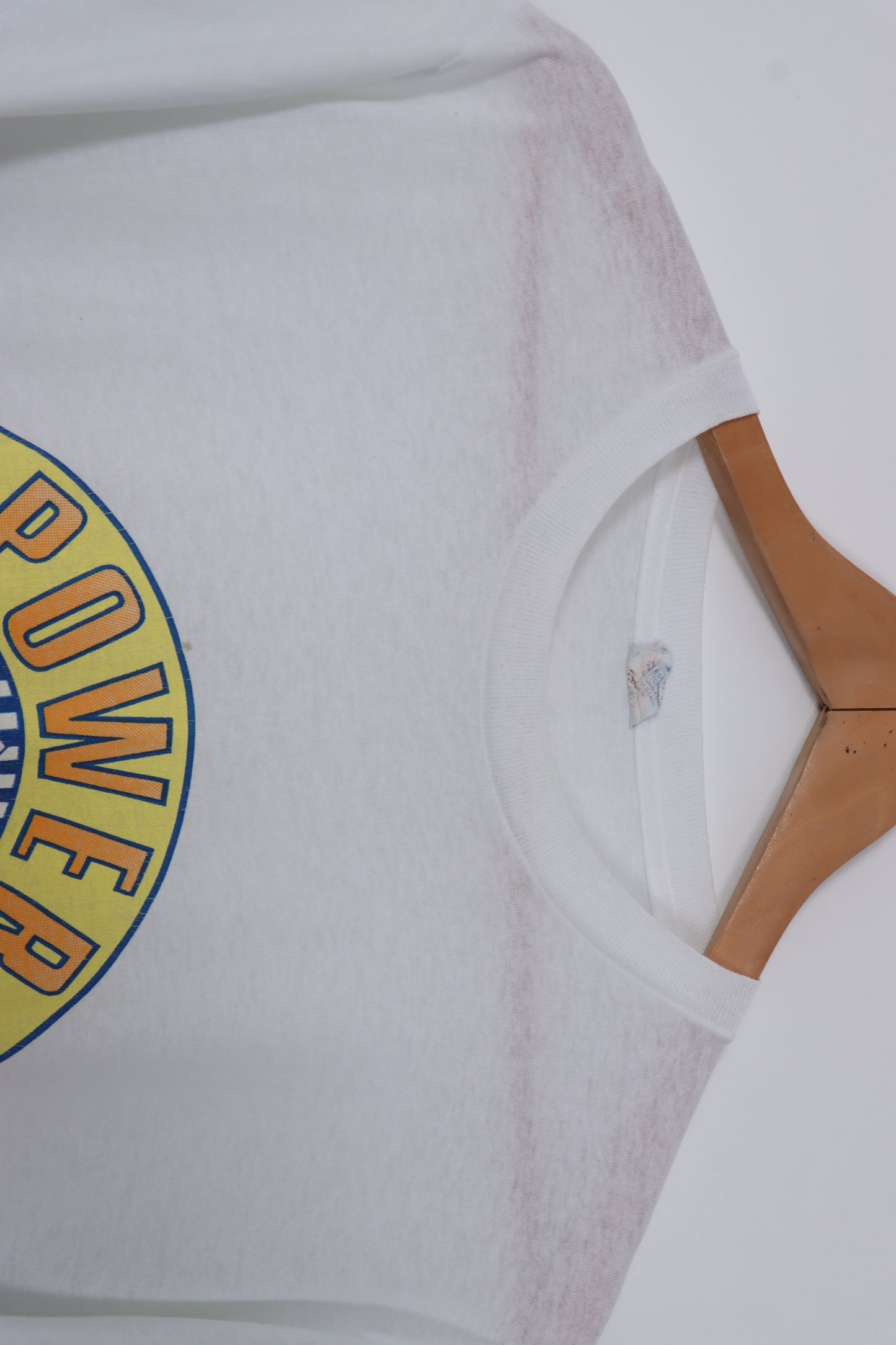 1978 Vintage GARFIELD Power Napping Club Paper Thin 50/50 Tee (S-M)