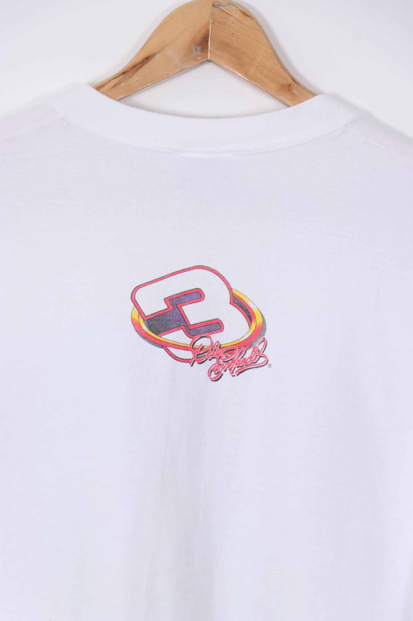 1997 Vintage NASCAR Colourful Dale Earnhardt Car Racing Tee (XL)