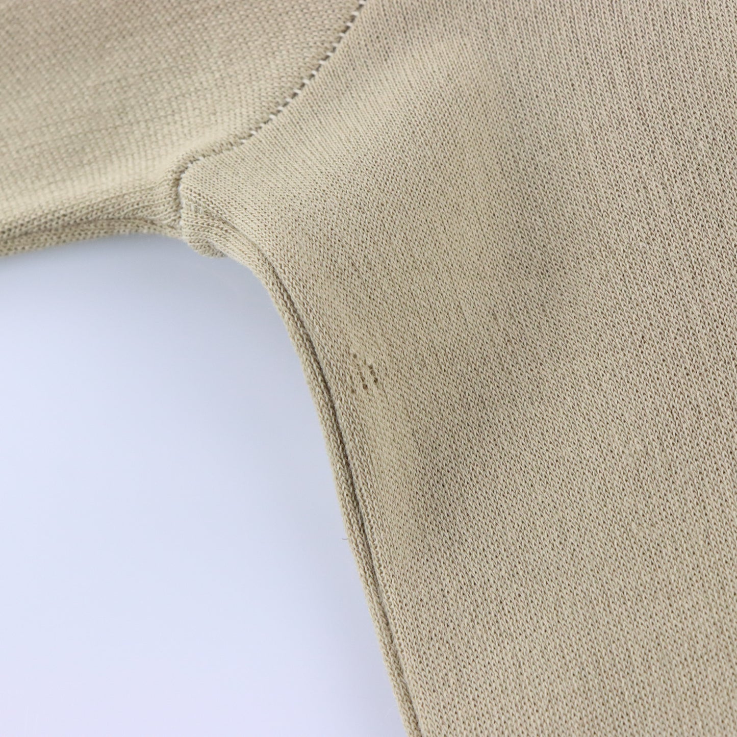 Vintage 80's ADIDAS Tan Embroidered Trefoil Logo V-Neck Sweatshirt (S) ***COCO Vintage Sole Melbourne