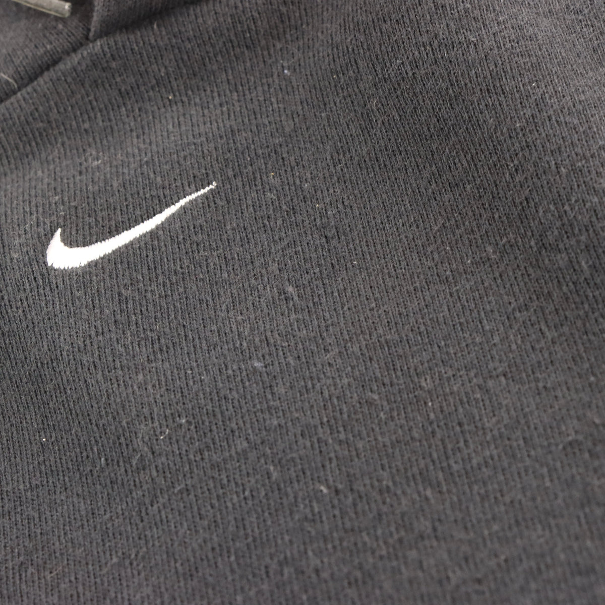 Vintage NIKE Black & White Embroidered Centre Swoosh Logo Hoodie Sweatshirt (XL) ***COCO Vintage Sole Melbourne