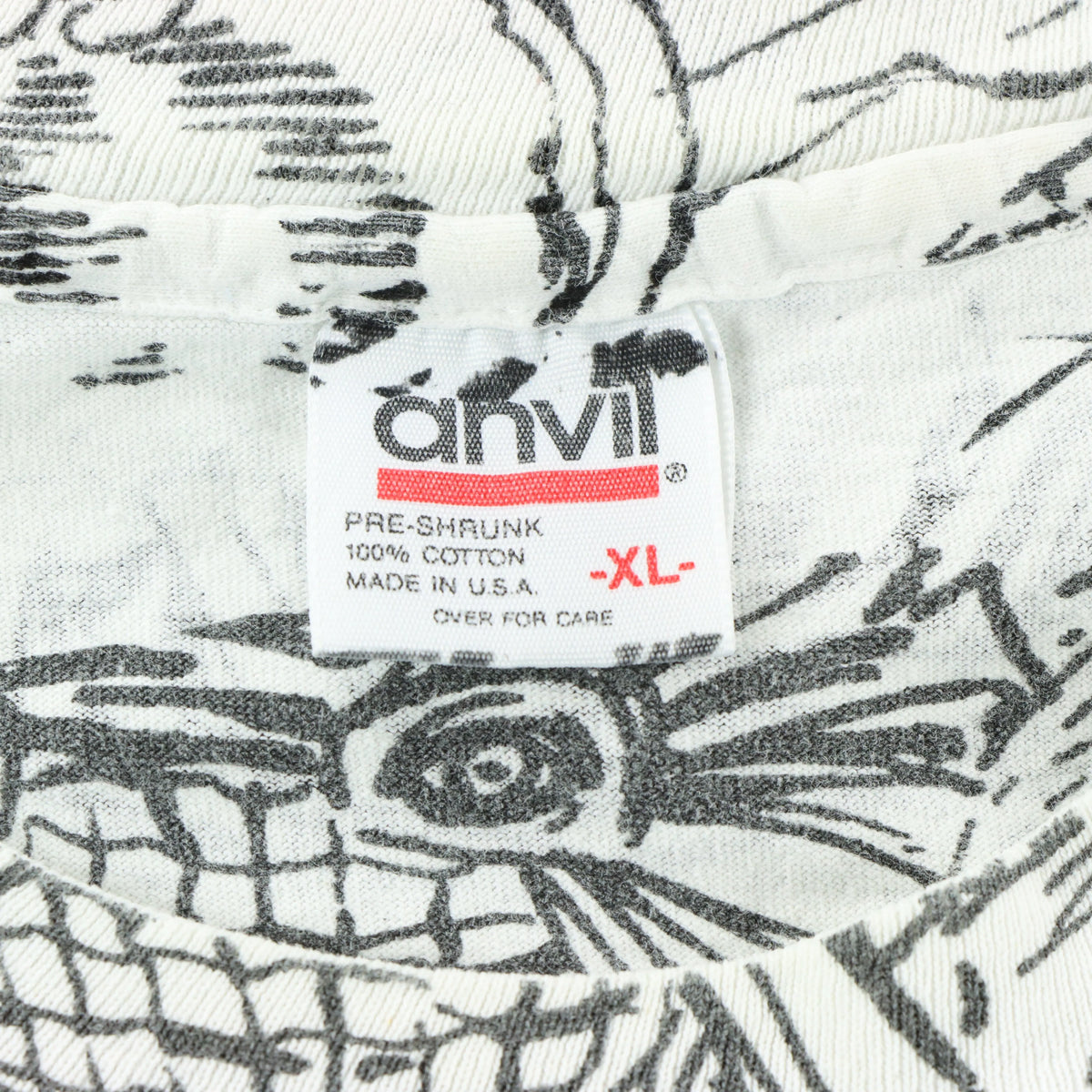 Vintage Spider Man 1992 Marvel Comic Book All Over Print Single Stitch T-Shirt USA Made (XL) Vintage Sole Melbourne