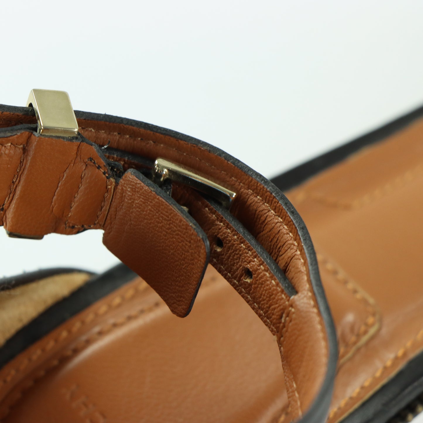 GIVENCHY Zipper Trim Ankle Cuff Italy Made Sandal Heels (39.5)