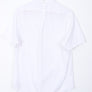 RALPH LAUREN 'Custom Fit' Short Sleeve White Shirt (M-L)