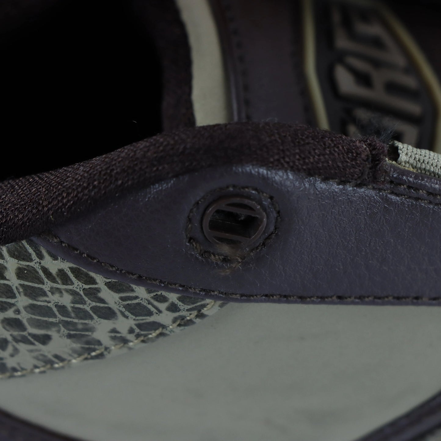 NIKE 'Air Force Formidable Low' Snake Skin & Brown Sneakers (10.5) Vintage Sole Melbourne