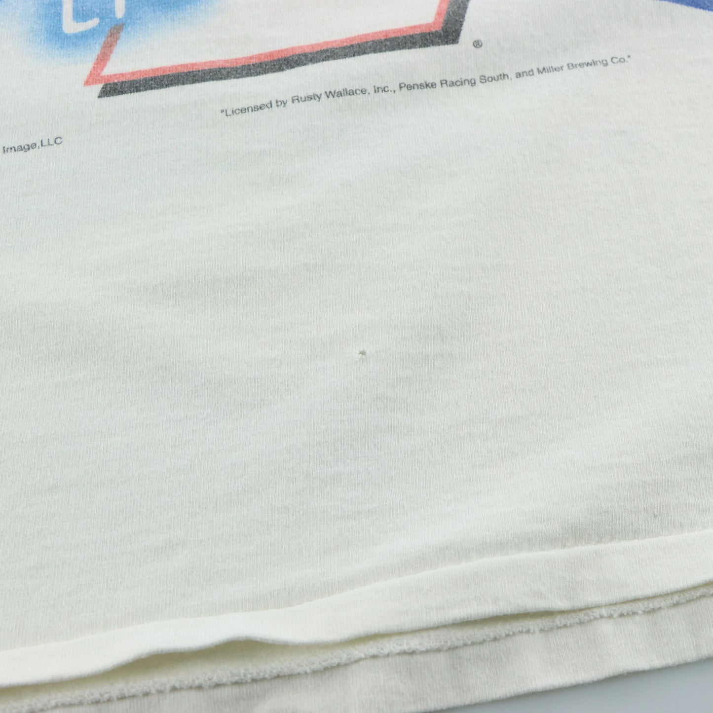 Rusty Wallace x Miller Lite "Ready 2 Rock" NASCAR Vintage 90s Single Stitch T-Shirt USA Made (XXL) Vintage Sole Melbourne