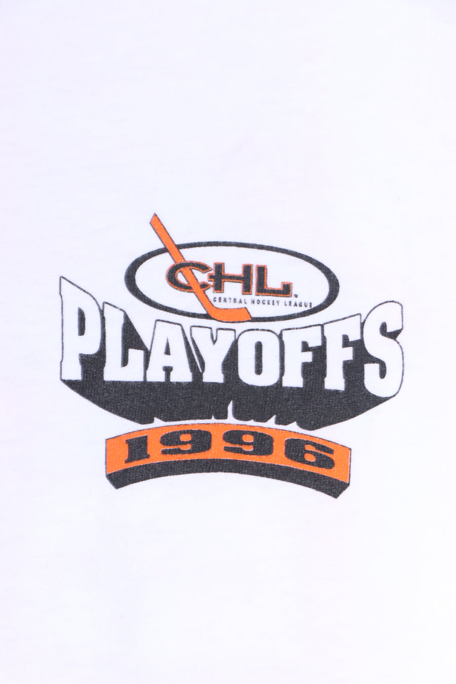 CHL 1996 Playoffs Single Stitch T-Shirt USA Made (L)