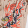 ED HARDY Skull & Dragon Tie-Dye All Over Y2K T-Shirt USA Made (S-M)