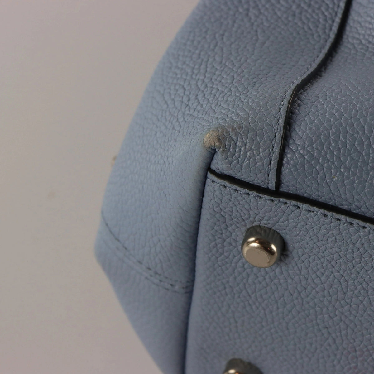 Vintage COCAH 36464 'Edie' Blue Pebbled Leather Bag *Aubs Vintage Sole Melbourne