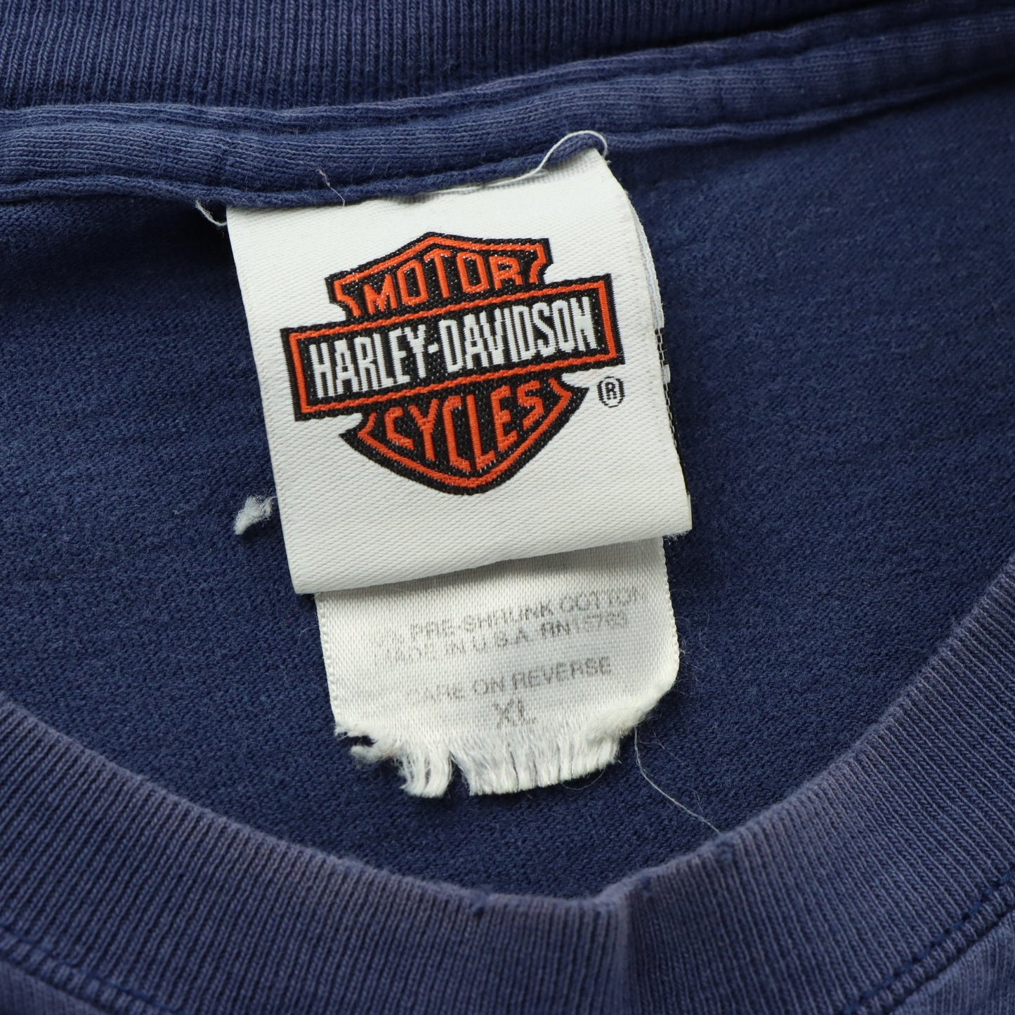 HARLEY DAVIDSON Black Hills Rally 2004 Sturgis USA Made Blue T-Shirt (XL)