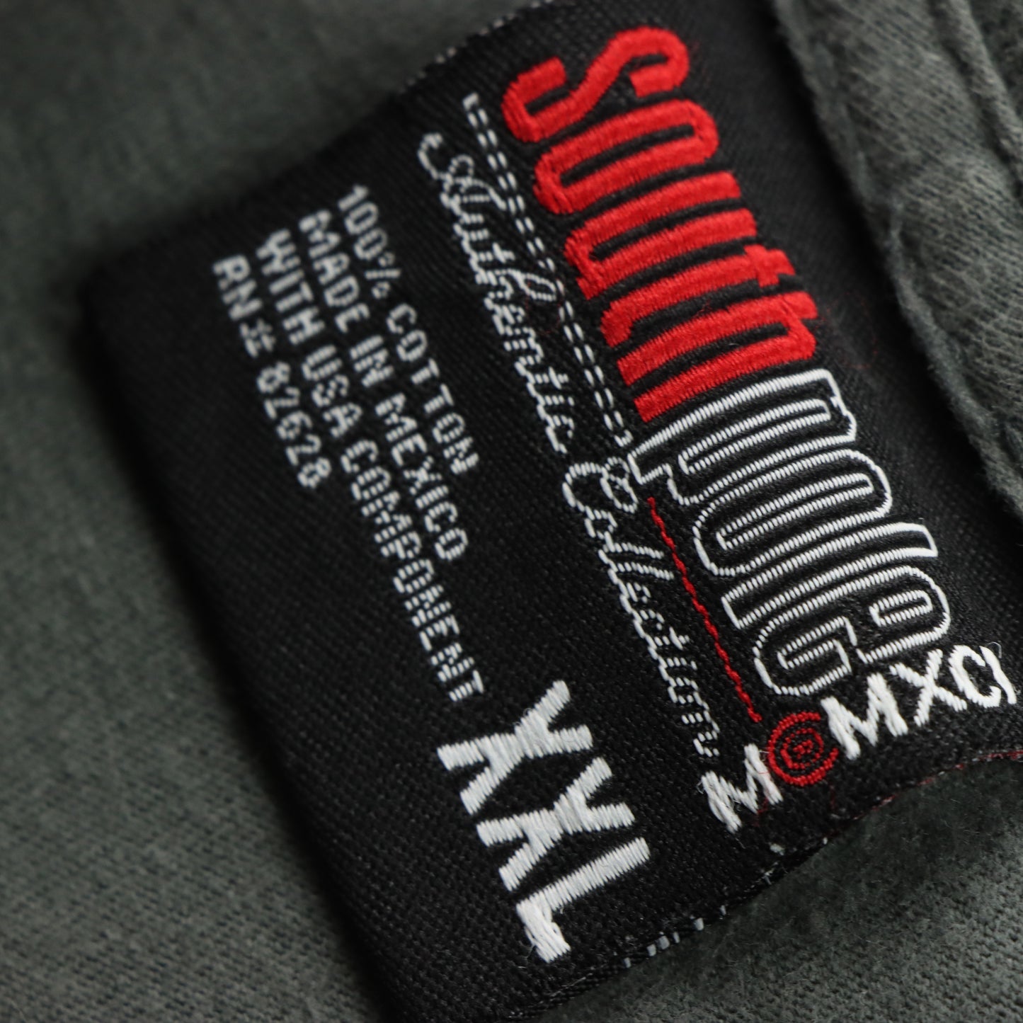 SOUTHPOLE Y2K Grunge Cross Grunge Grey T-Shirt (XXL)