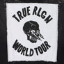 TRUE RELIGION World Tour Black Denim Distressed Jimmy Vest (L)