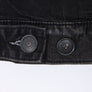 TRUE RELIGION World Tour Black Denim Distressed Jimmy Vest (L)