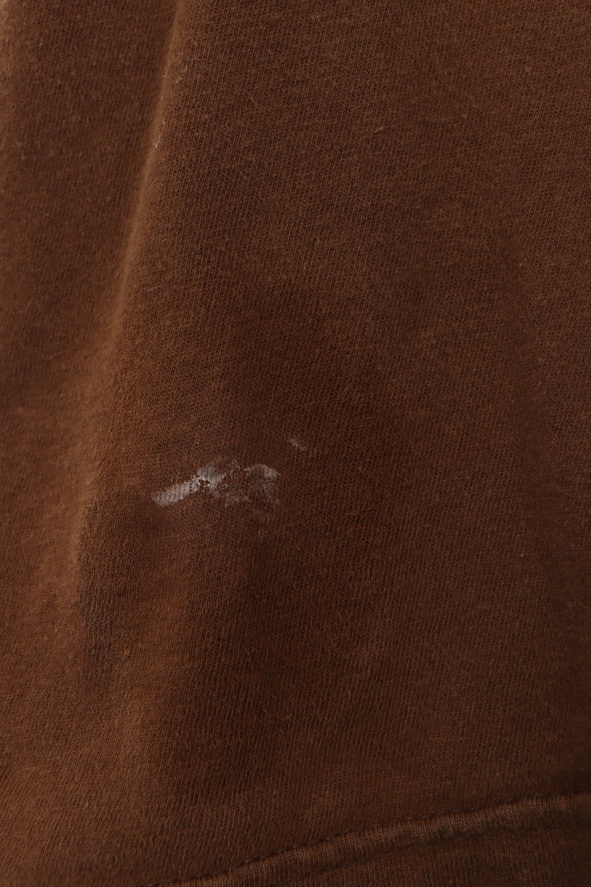 QUIKSILVER Spell Out Front Back Logo Brown Surfer T-Shirt (L)