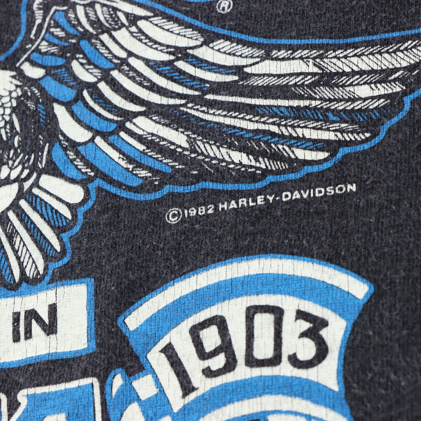 Harley Davidson Vintage 1988 "Man's Best Friend" Single Stitch Double Sided T-Shirt USA Made (XL)