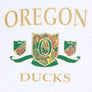 Oregon Ducks 1991 Paisley Shield Spell Out Ringer Sweatshirt USA Made (S-M)