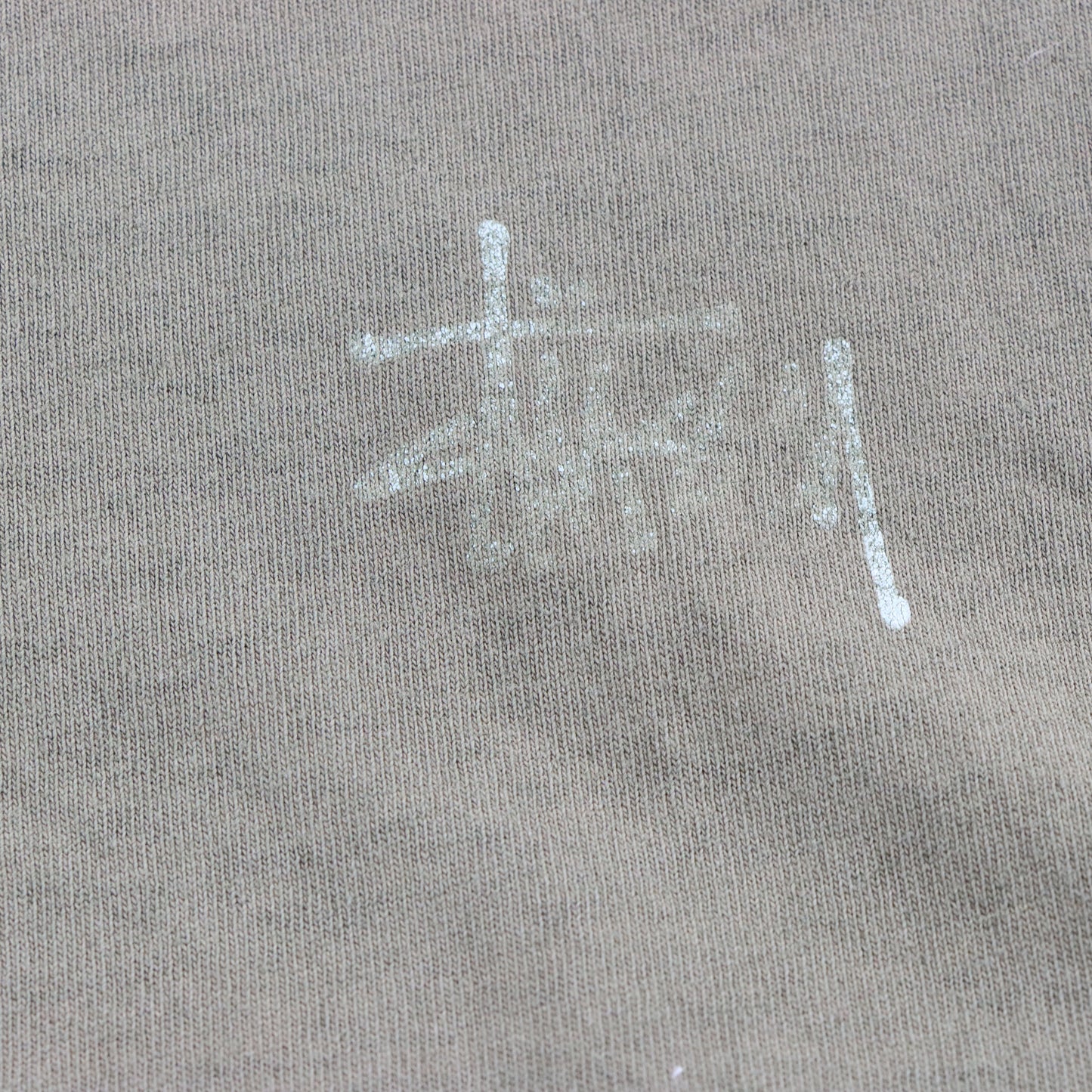 Vintage STUSSY Single Stitch USA Made Distressed Olive Green Tee (XL TALL) ***COCO Vintage Sole Melbourne