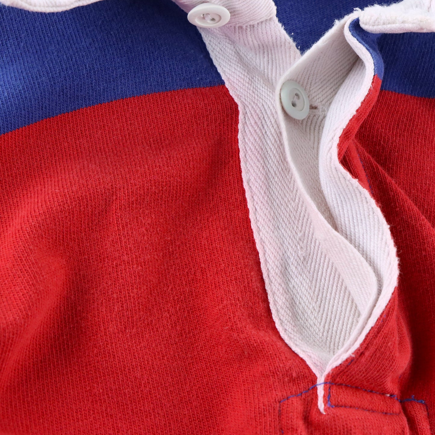 Vintage POLO RALPH LAUREN Embroidered Pony Logo Blue & Red Striped Rugby Jumper (XXL) ***COCO Vintage Sole Melbourne