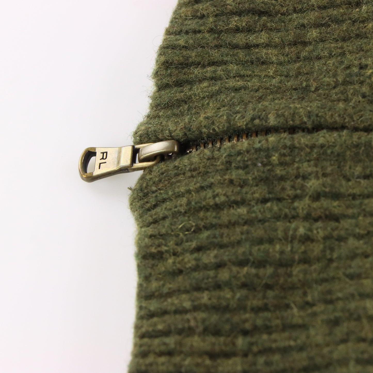 Vintage POLO RALPH LAUREN Merino Wool Green Quarter Zip Sweater *AUBS Vintage Sole Melbourne