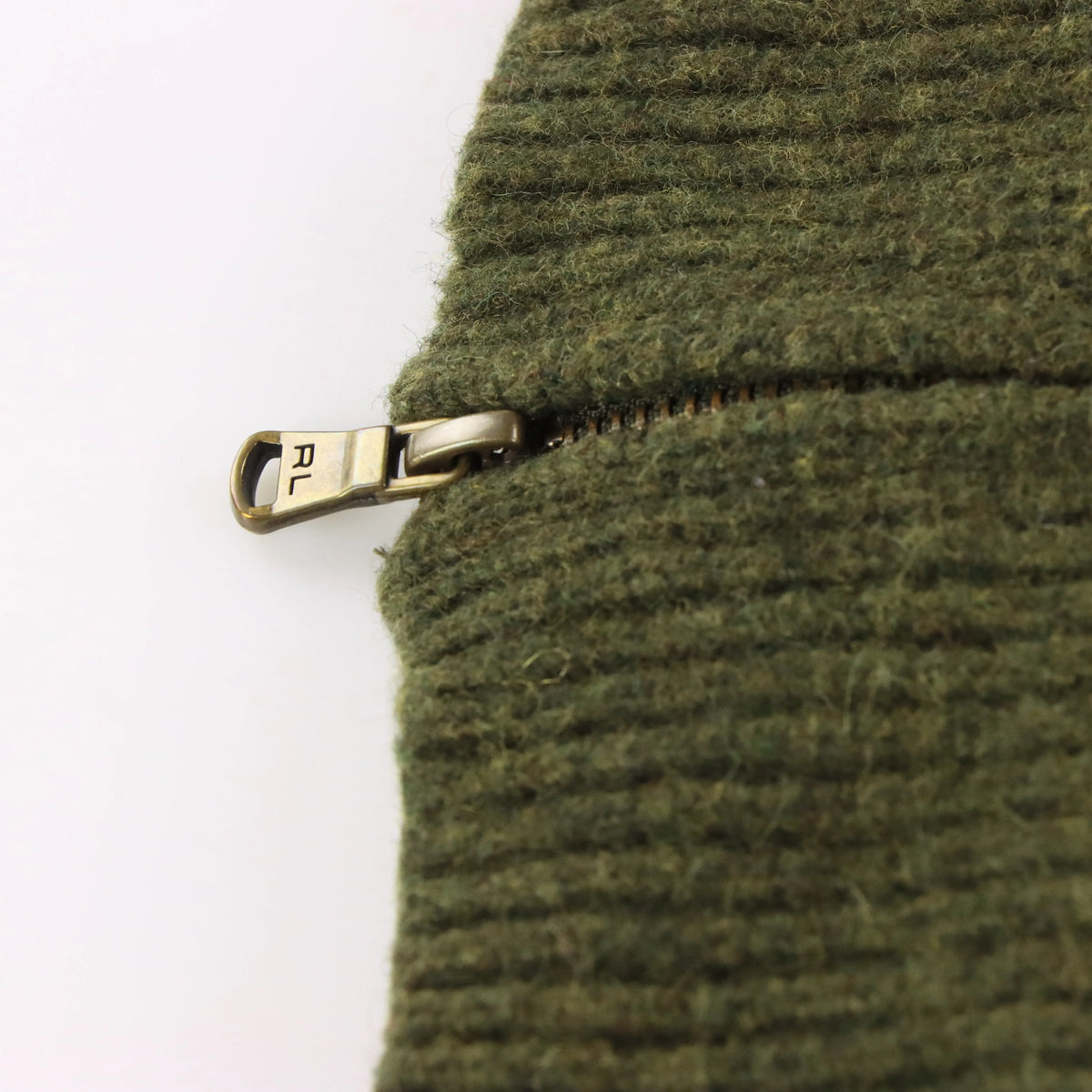 Vintage POLO RALPH LAUREN Merino Wool Green Quarter Zip Sweater *AUBS Vintage Sole Melbourne