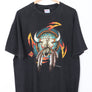Vintage 1994 Easyrider Buffalo Skull Graphic Print T-Shirt (L-XL)