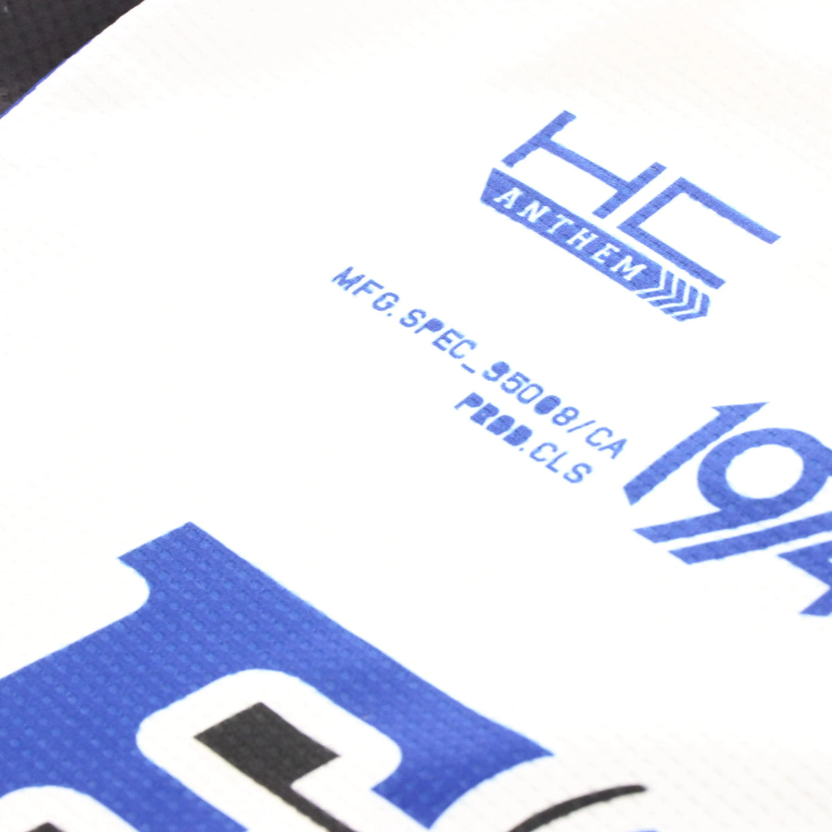 Vintage FOX RACING Blue & White Motocross Long Sleeve Jersey (L-XL)