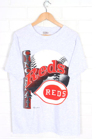 MLB 1995 Cincinnati Reds Big Spell Out Logo T-Shirt (M)