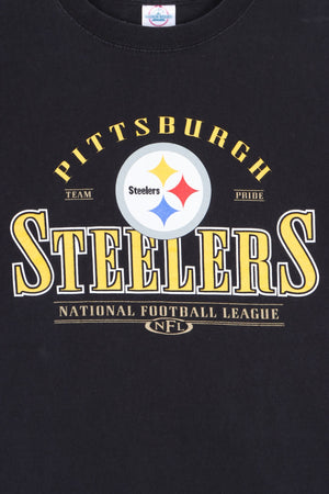 NFL Pittsburgh Steelers "Team Pride" Big Logo T-Shirt (L)