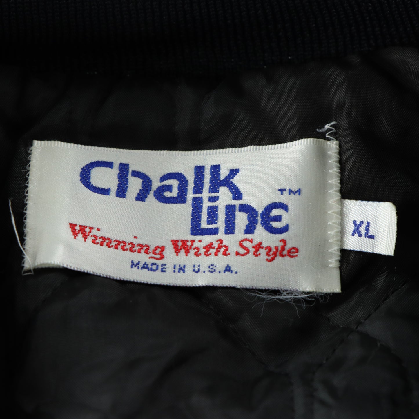 Soul Train x Sprite USA Made CHALK LINE Embroidered Black Bomber Jacket (L-XL)