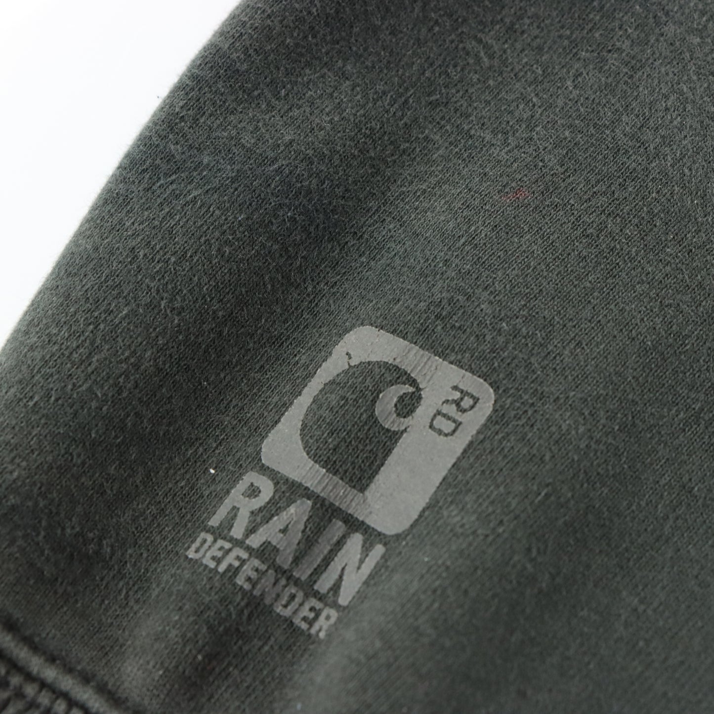 CARHARTT 'Rain Defender' Original Fit Black Zip Up Hoodie Sweatshirt (XL)