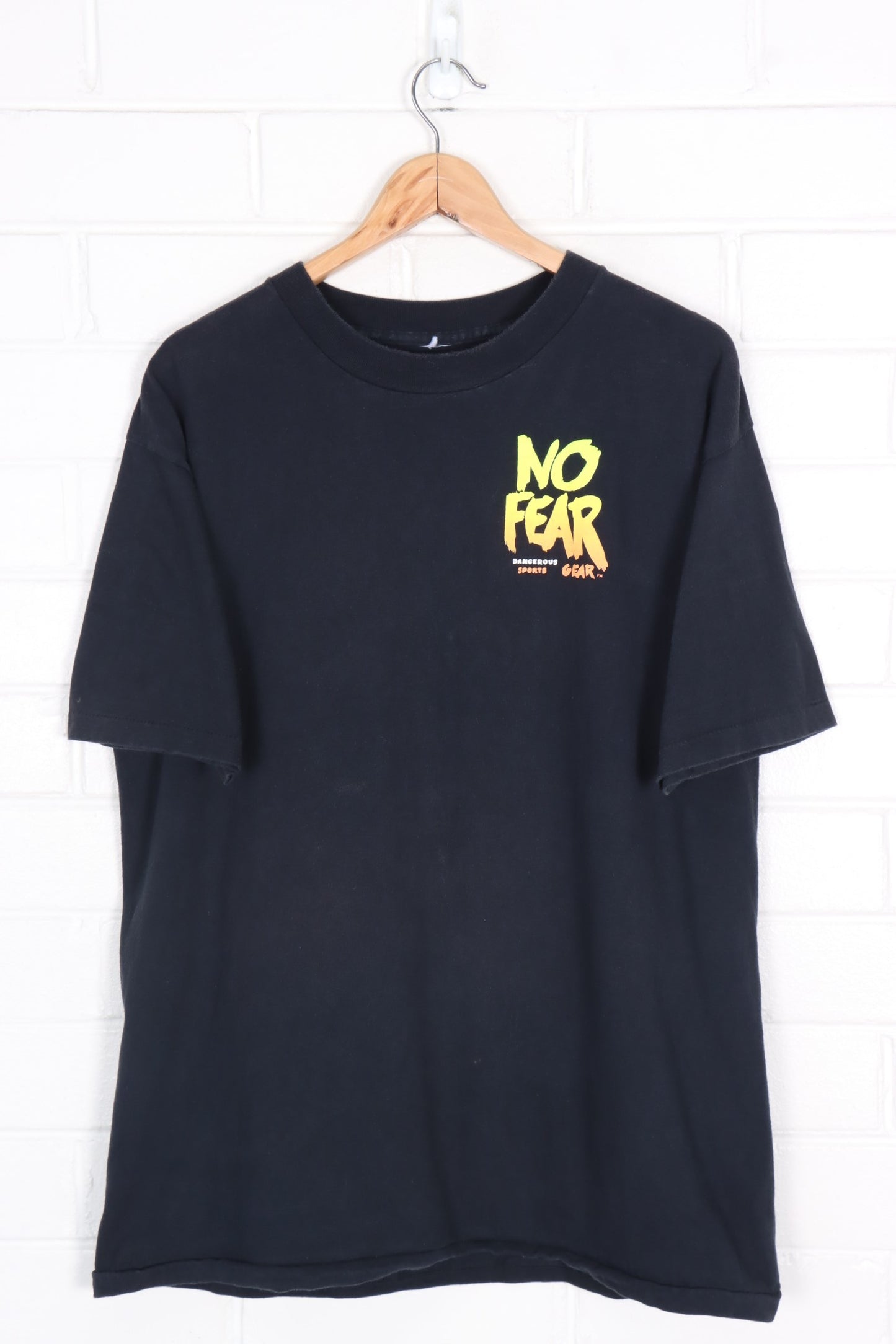 NO FEAR Fluro Ombre 'Dangerous Sports Gear' Tee (L)