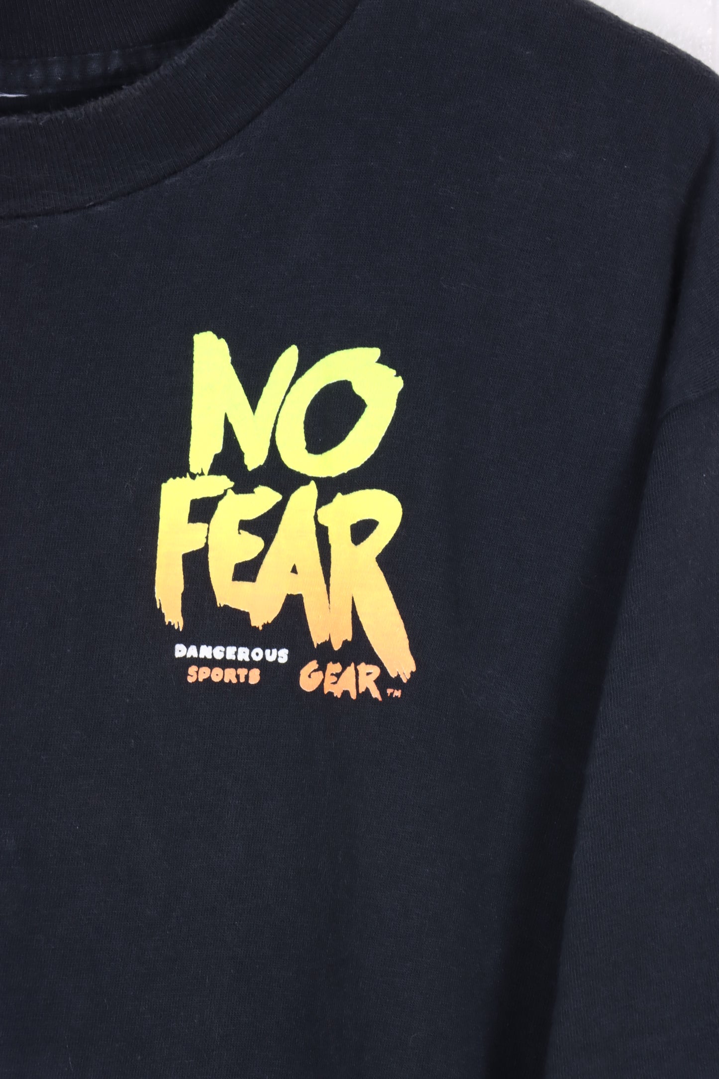 NO FEAR Fluro Ombre 'Dangerous Sports Gear' Tee (L)