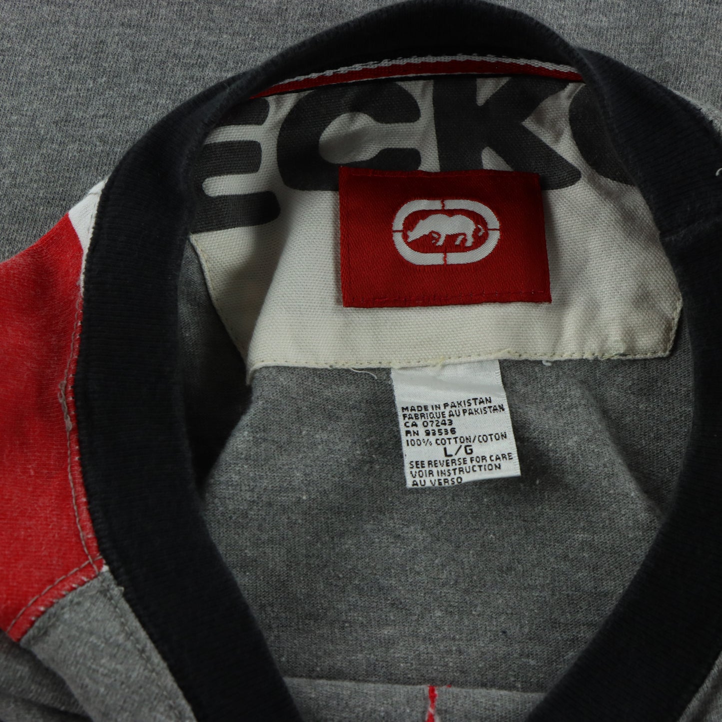 ECKO UNTITLED Y2K 90s Streetwear Graphic Sleeve Long Sleeve T-Shirt (XL)