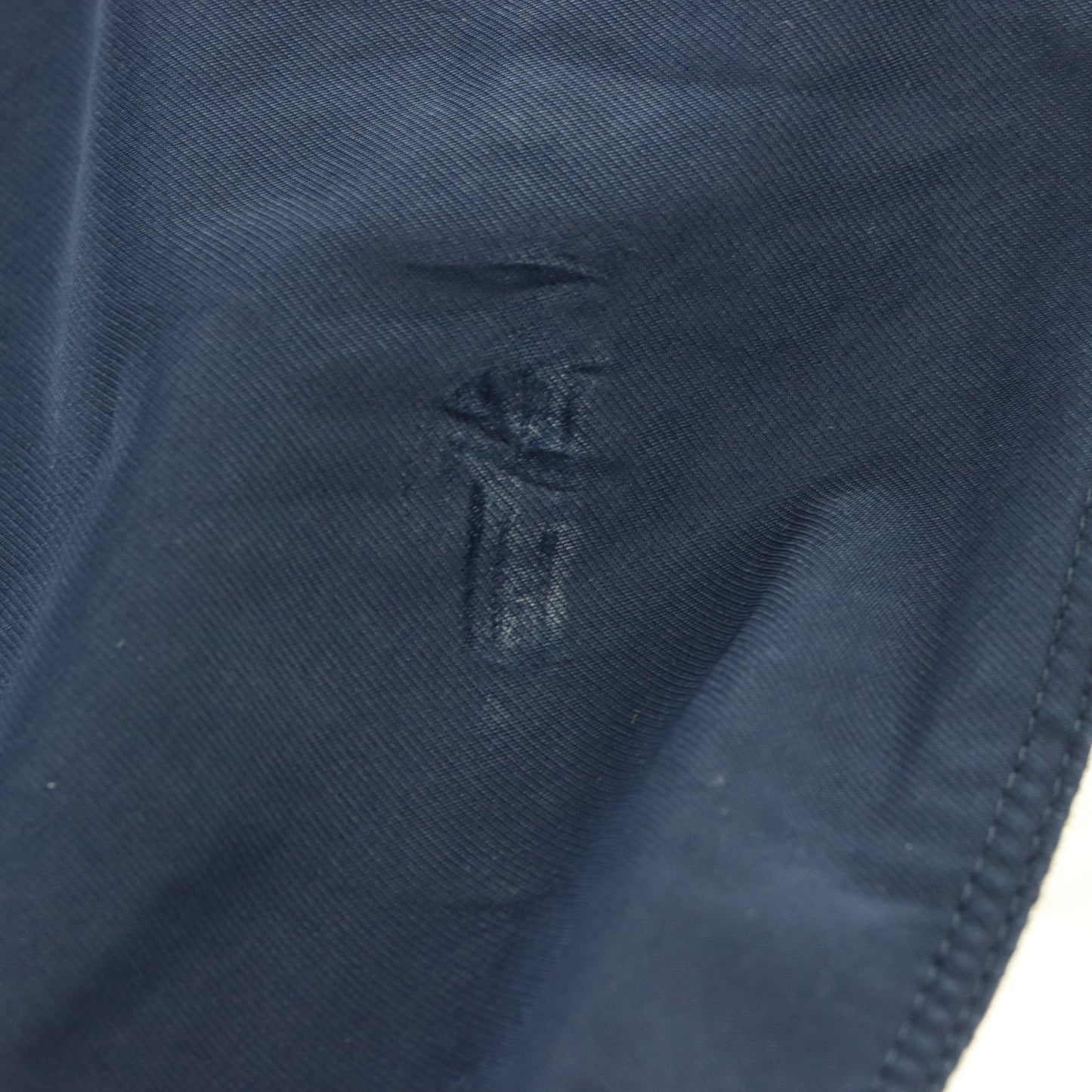 NIKE Embroidered Swoosh Logo Navy & White Windbreaker Jacket (M)