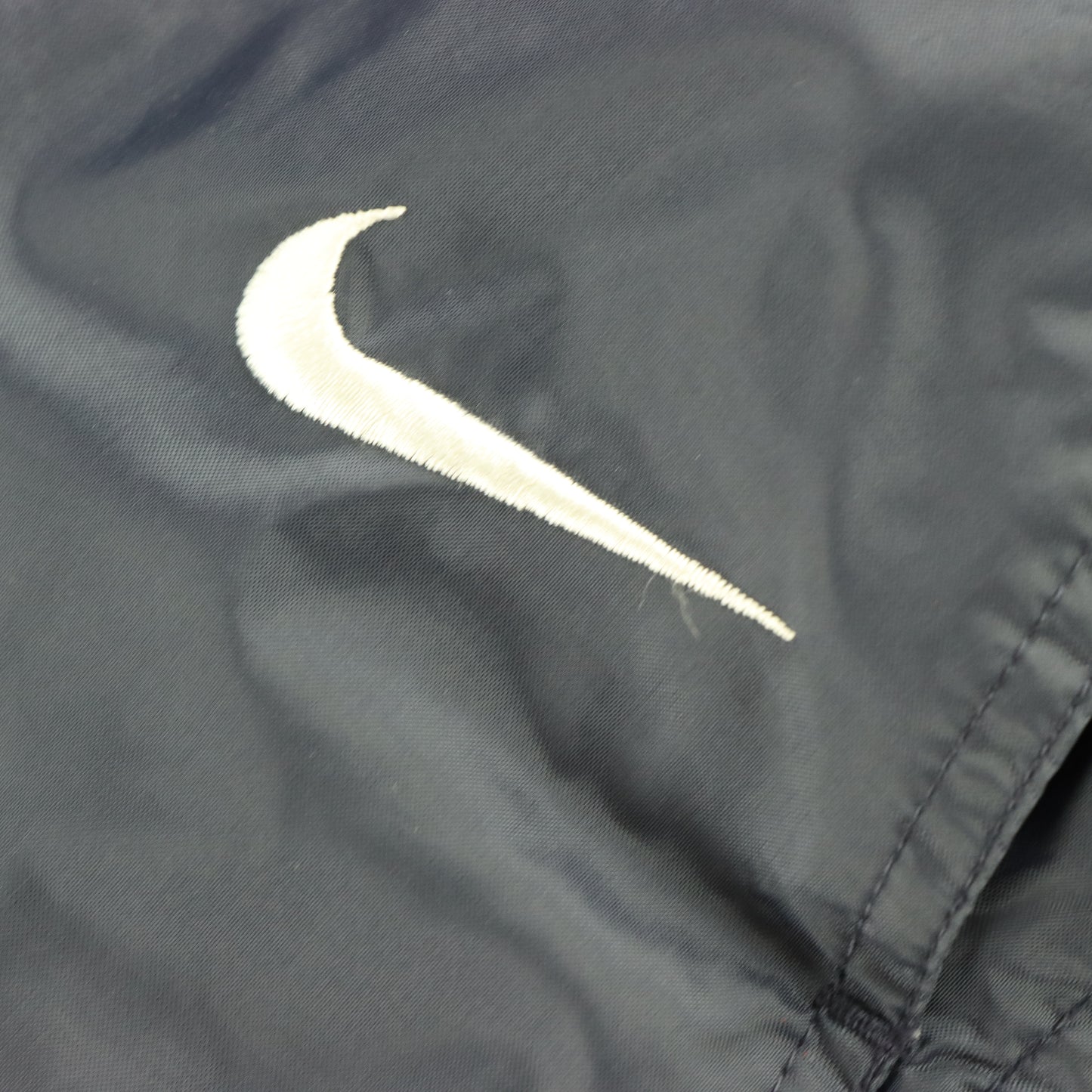 NIKE Embroidered Swoosh Logo Green & Navy Track Pants (S)