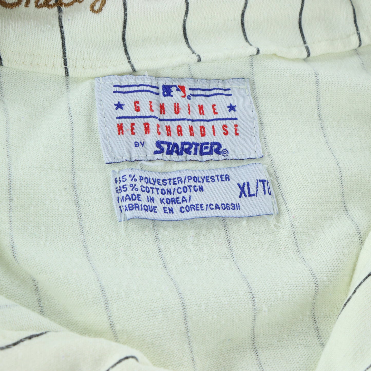 Chicago White Sox STARTER Embroidered Baseball Jersey Korean Made (XL)