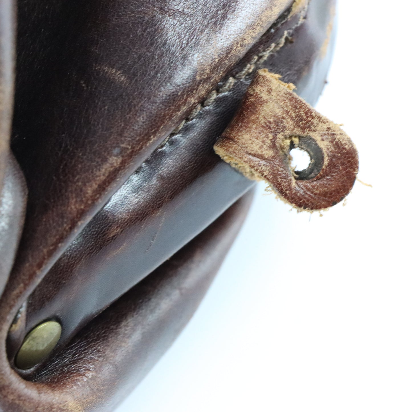 Vintage MULLHOLAND BROTHERS Leather Brown Bag *Aubs Vintage Sole Melbourne