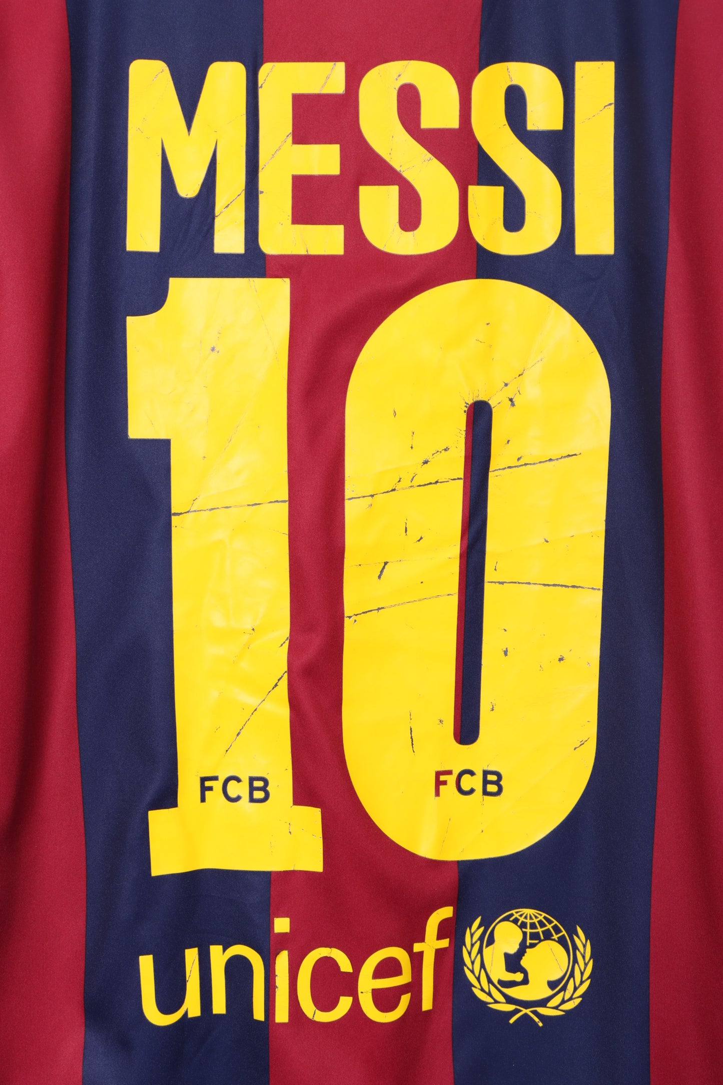 FC Barcelona 2014/2015 Messi #10 Rogers Replica Home Soccer Jersey (L)