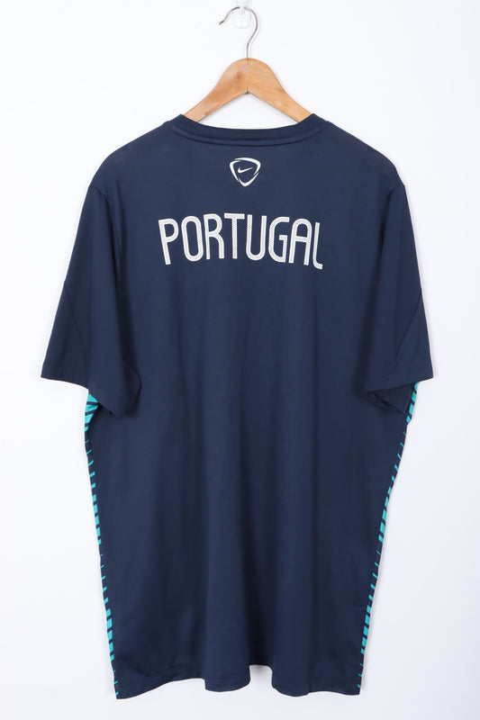 Portugal 2014/2015 NIKE Pre-Match Training Soccer Jersey (XXL)