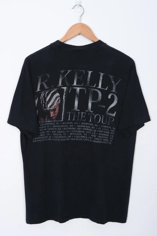R.Kelly 'TP-2.com' Tour Front Back T-Shirt (L) Vintage Sole Melbourne
