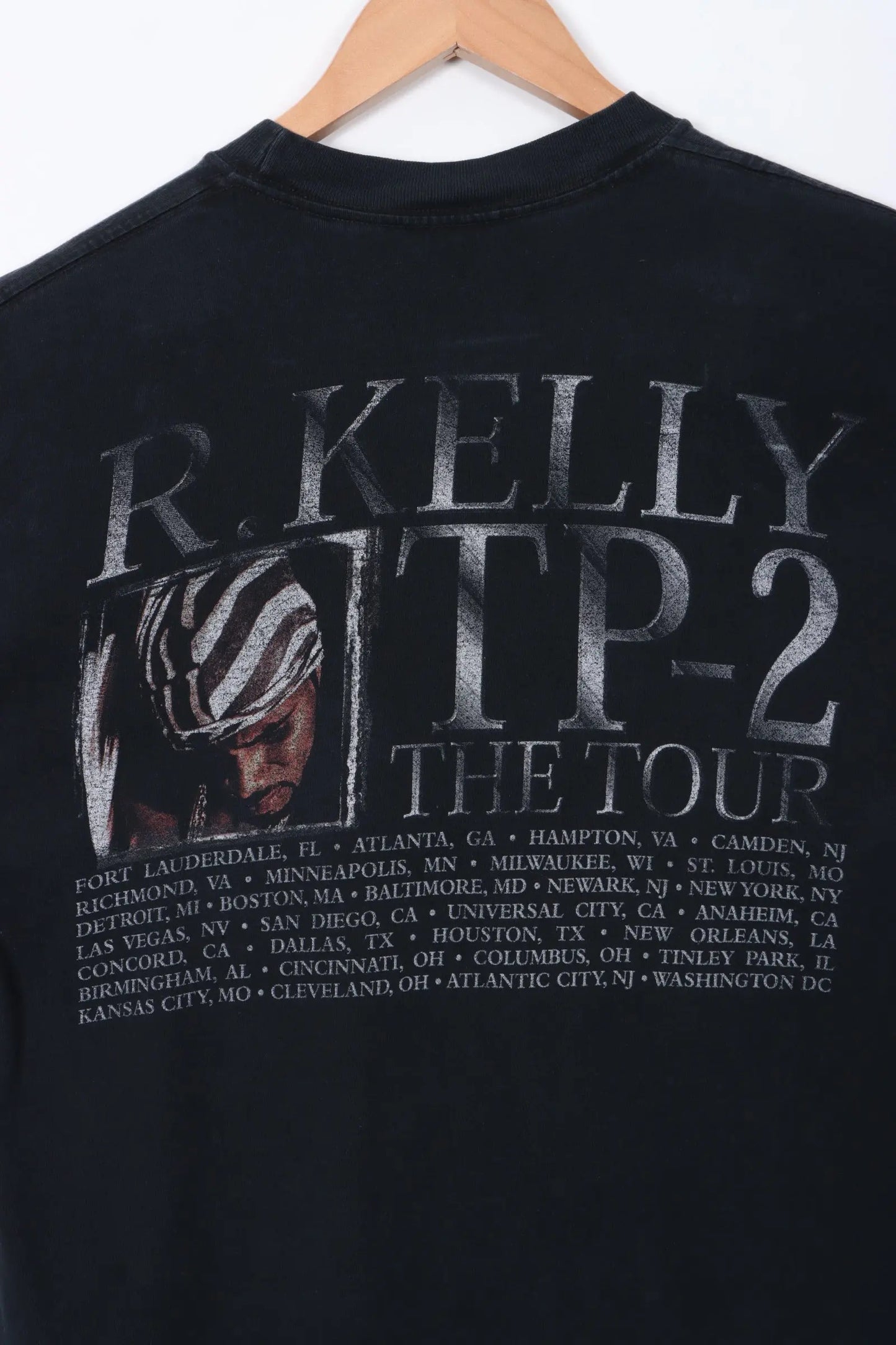 R.Kelly 'TP-2.com' Tour Front Back T-Shirt (L) Vintage Sole Melbourne