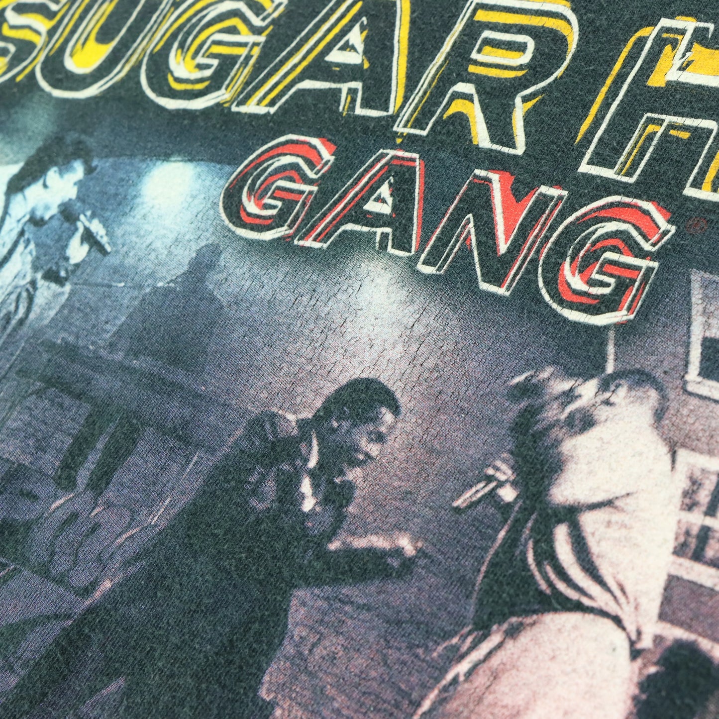 Sugarhill Gang "I Said A Hip Hop!" Double Sided ANVIL Rap Tee (M) - Vintage Sole Melbourne