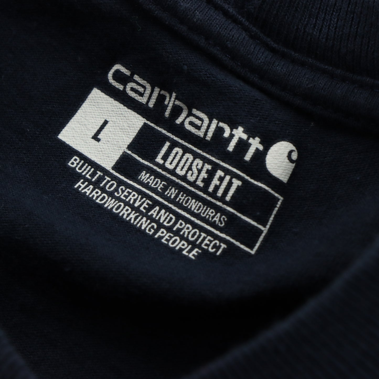 CARHARTT 'Loose Fit' Navy Pocket Casual Tee (L-XL)