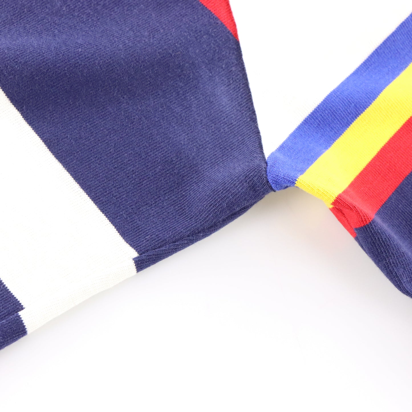 Vintage POLO RALPH LAUREN Multicolour Stripe & Embroidered Pony Logo USA Made Long Sleeve T-Shirt (L-XL TALL) ***COCO Vintage Sole Melbourne