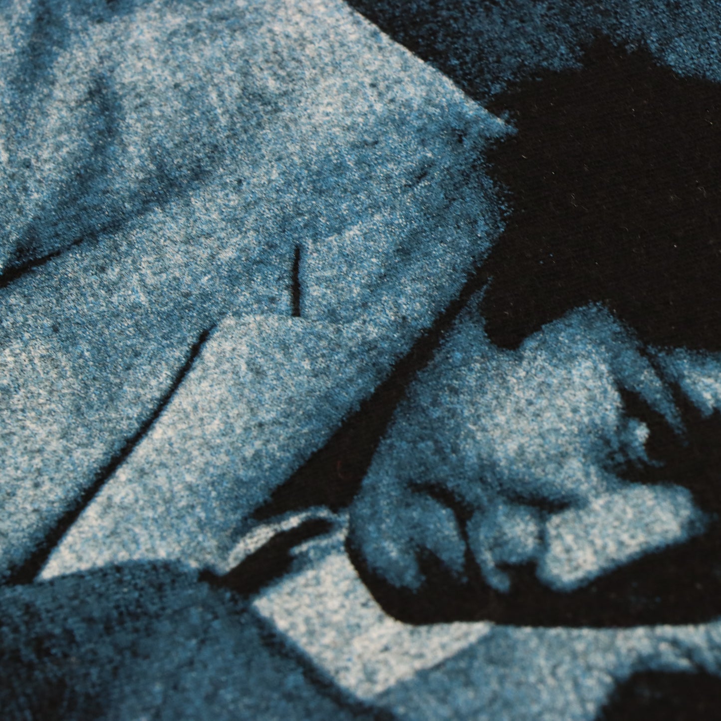 Vintage THE BEATLES Autograph Blue & Black Rock Band T-Shirt (XXL)