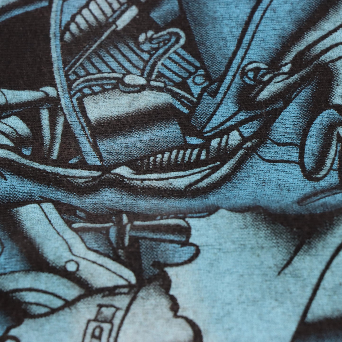 1996 LOONEY TUNES 'Taz Rules' Motorcycle USA Made Single Stitch T-Shirt (L) - Vintage Sole Melbourne