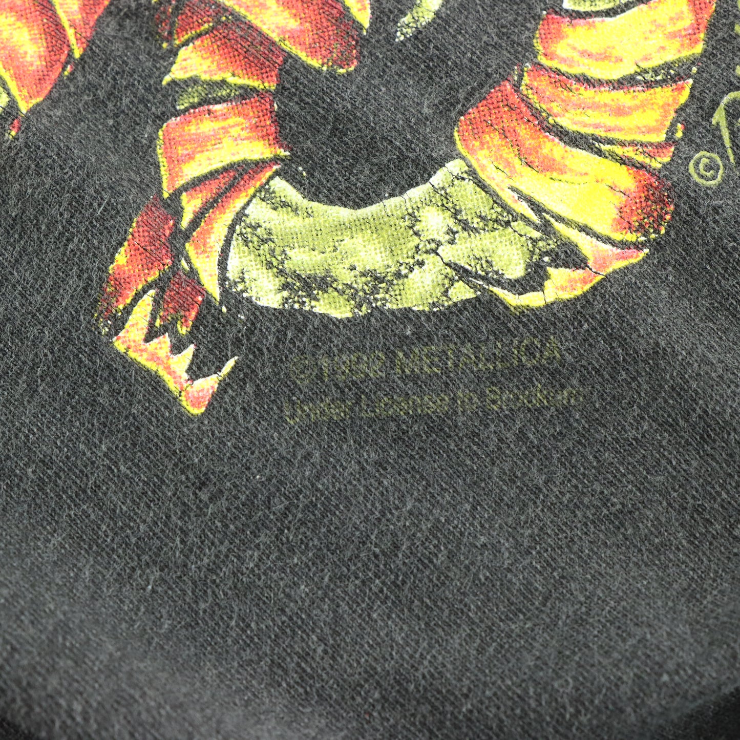 METALLICA Vintage 1992 USA Made 'Pushead' Graphic Band Tee (M-L)