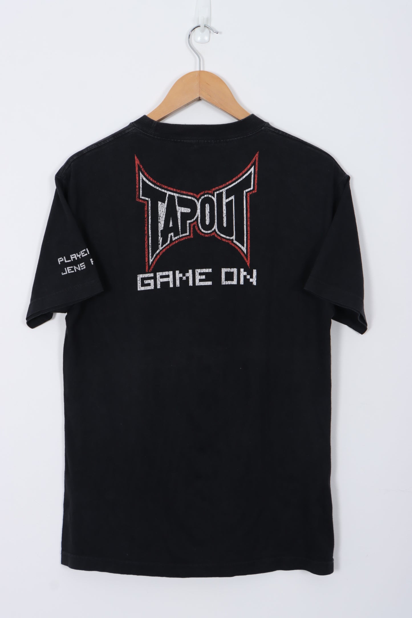 TAPOUT x Jens Pulver Signature Nintendo 'Game On' Black Tee (M)