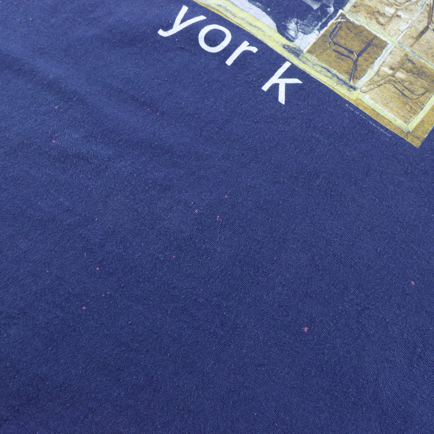 Vintage 1994 Live 'Straight Outta York' Tour USA Made BROCKUM Navy Blue Band Tee (L-XL)