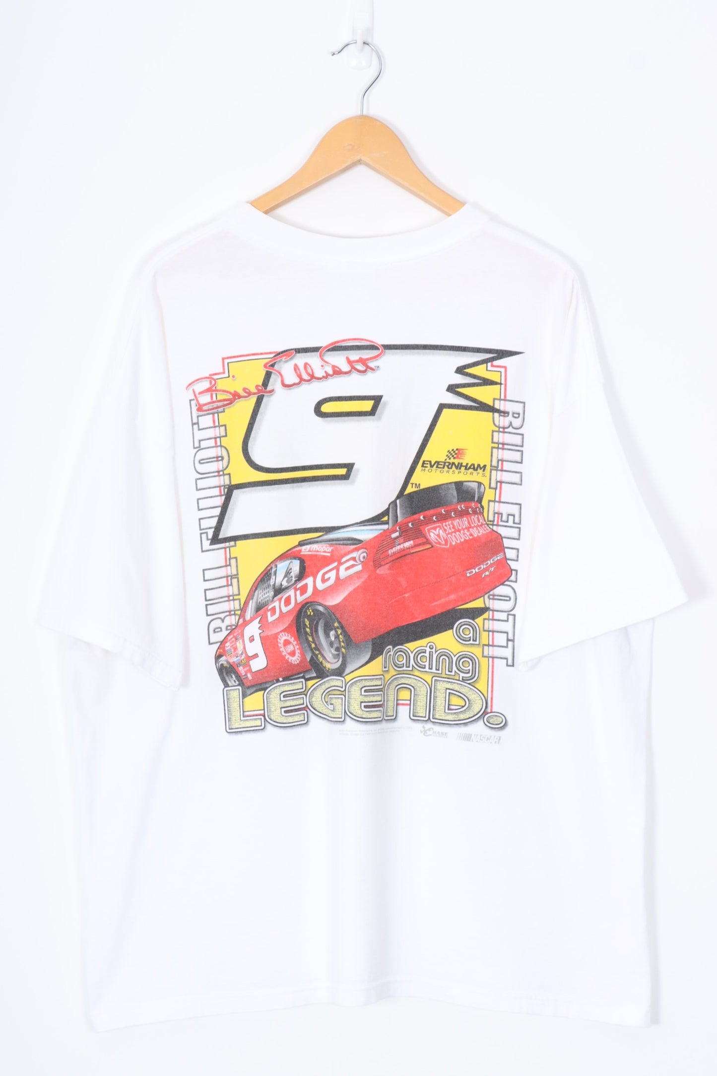 NASCAR Bill Elliot #9 'Racing Legend' Car Racing Graphic Tee (XXL)