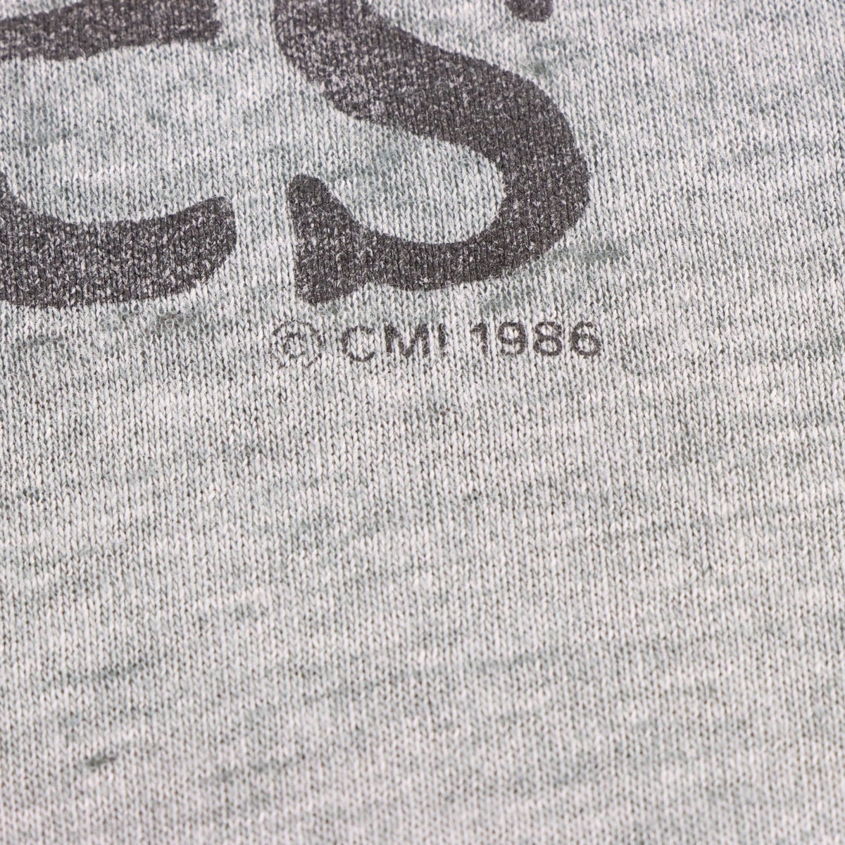 Vintage 1986 LES MISERABLES Cosette French Flag Illustration USA Made Single Stitch Grey Musical Tee (S TALL) ***COCO Vintage Sole Melbourne